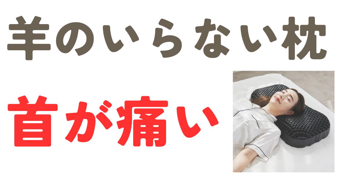 羊のいらない枕首が痛い